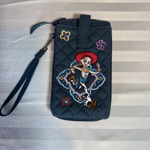 Like new Disney Pixar Toy Story Jesse embroidered design Vera Bradley wristlet